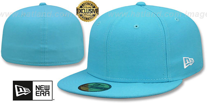 New Era '59FIFTY-BLANK' Vice Blue Fitted Hat