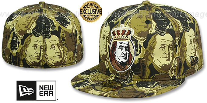 New Era 'BEN FRANKLIN' Desert Storm Fitted Hat