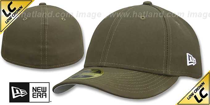 New Era 'LOW-CROWN 59FIFTY-BLANK' Brown Fitted Hat