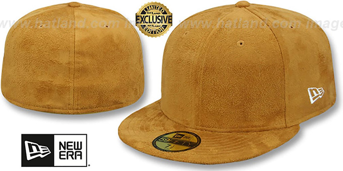 New Era 'SUEDE 59FIFTY-BLANK' Panama Tan Fitted Hat