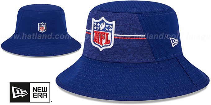 NFL Shield 2023 'TRAINING CAMP BUCKET' Royal Hat by New Era