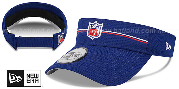 NFL Shield 2023 'TRAINING CAMP VISOR' Royal by New Era