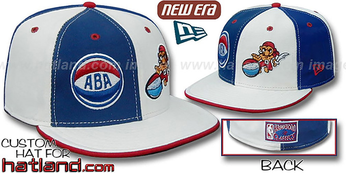 NO Buccaneers ABA 'DOUBLE WHAMMY' Royal-White Fitted Hat