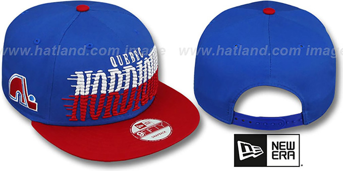 Nordiques 'SAILTIP SNAPBACK' Blue-Red Hat by New Era