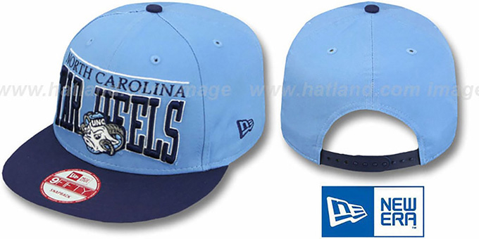 North Carolina 'LE-ARCH SNAPBACK' Sky-Navy Hat by New Era