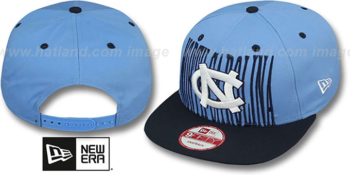 North Carolina 'STEP-ABOVE SNAPBACK' Sky-Navy Hat by New Era