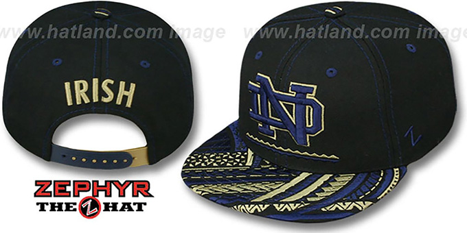 Notre Dame 'KONA SNAPBACK' Hat by Zephyr