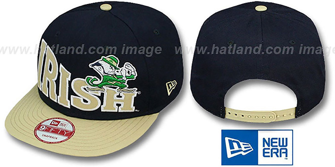 notre dame snapback hat