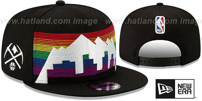 Nuggets 19-20 'CITY-SERIES' SNAPBACK Black Hat by New Era