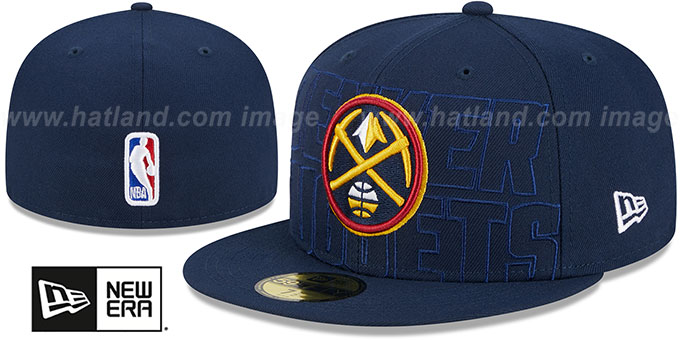 Nuggets 2023 'NBA DRAFT' Navy Fitted Hat by New Era