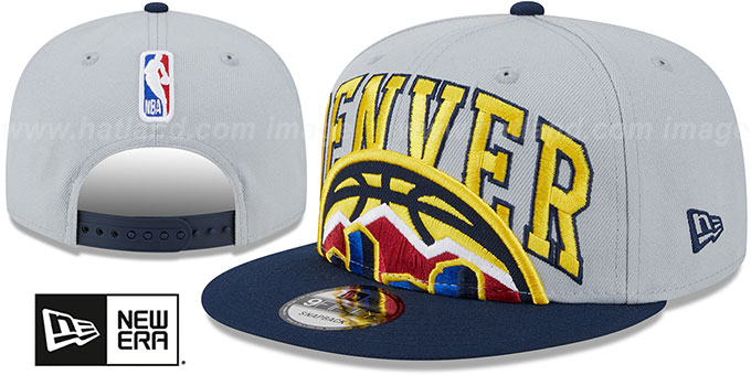 Nuggets '2023 TIP OFF SNAPBACK' Grey-Navy Hat by New Era