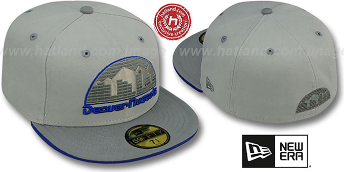 Nuggets '2T HWC GREY-POP' Fitted Hat by New Era