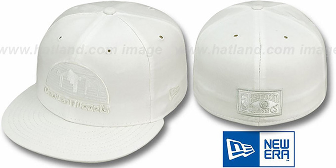 Nuggets 'HARDWOOD FADEOUT' White Fitted Hat by New Era