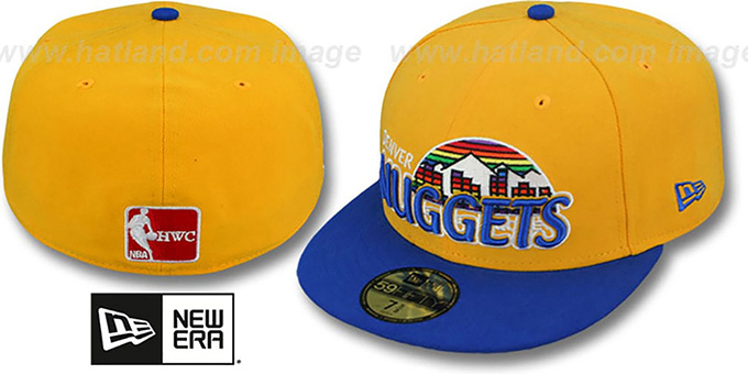 Nuggets 'HWC-TIGHT' Gold-Royal Fitted Hat by New Era