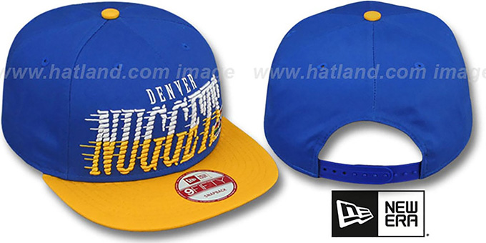 Nuggets 'SAILTIP SNAPBACK' Royal-Gold Hat by New Era