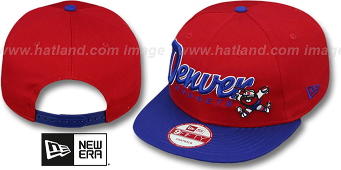 Nuggets 'SNAP-IT-BACK SNAPBACK' Red-Royal Hat by New Era