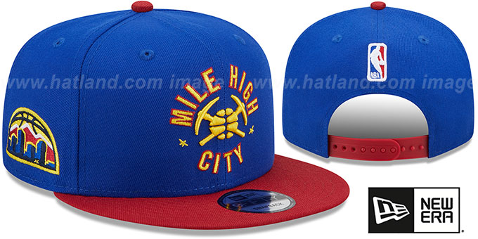 Nuggets 'STATEMENT SNAPBACK' Royal-Red Hat by New Era