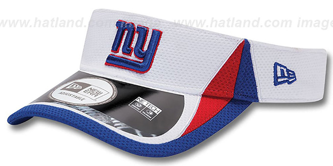 NY Giants '2013 NFL TRAINING' White Visor by New Era