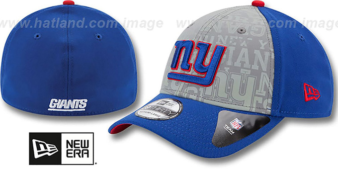 NY Giants '2014 NFL DRAFT FLEX' Royal Hat by New Era