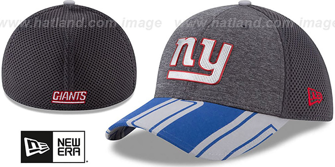 NY Giants '2017 NFL ONSTAGE FLEX' Charcoal Hat by New Era