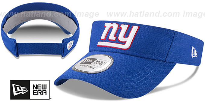 NY Giants '2017 NFL TRAINING VISOR' Royal by New Era