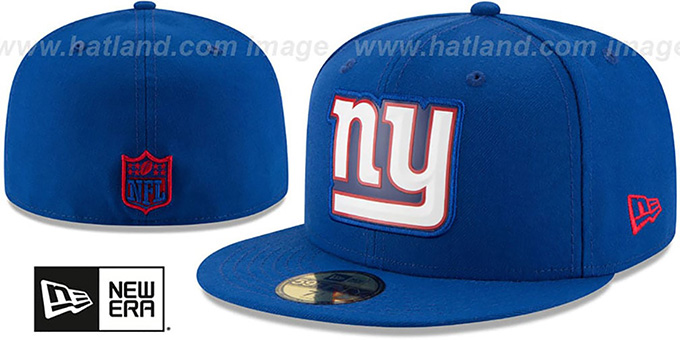 NY Giants 'BEVEL' Royal Fitted Hat by New Era