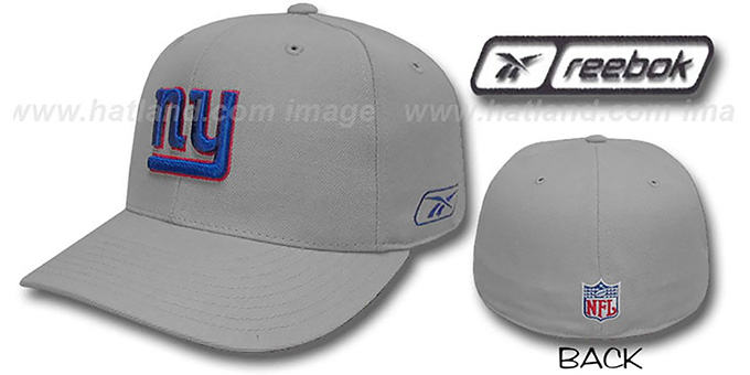 NY Giants 'COACHES' Fitted Hat by Reebok - grey