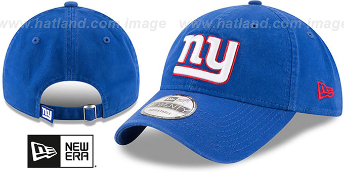 NY Giants 'CORE-CLASSIC STRAPBACK' Royal Hat by New Era