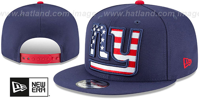 NY Giants 'FLAG FILL INSIDER SNAPBACK' Navy Hat by New Era