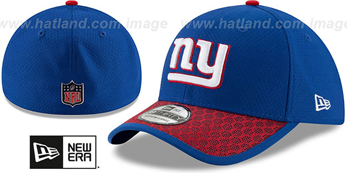 NY Giants 'HONEYCOMB STADIUM FLEX' Royal Hat by New Era