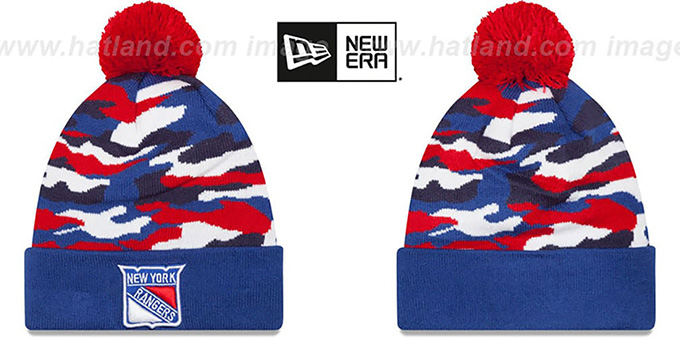 NY Rangers 'CAMO CAPTIVATE' Knit Beanie Hat by New Era