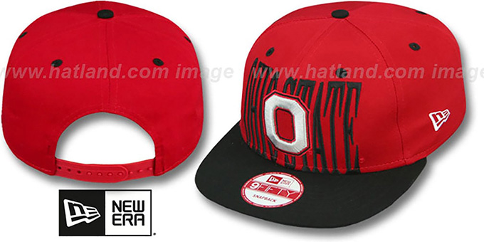 Ohio State 'STEP-ABOVE SNAPBACK' Red-Black Hat by New Era