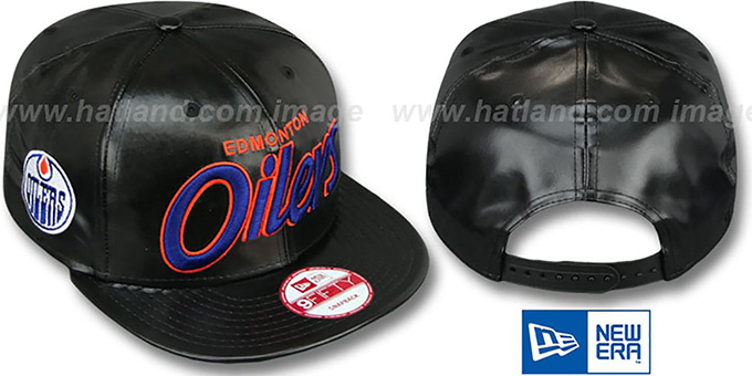 Oilers 'REDUX SNAPBACK' Black Hat by New Era