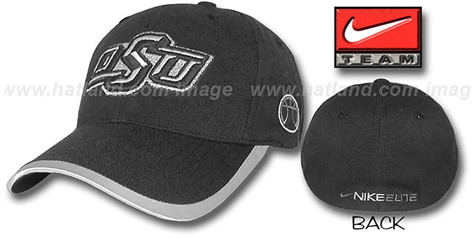 Oklahoma State 'ELITE' Basketball Hat by NIKE - black