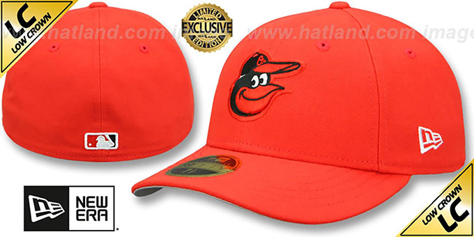 Orioles '2012 LOW-CROWN CURRENT' Orange Fitted Hat by New Era