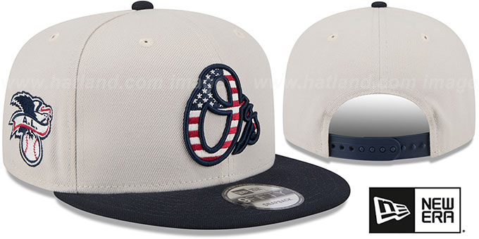 Orioles 2024 'JULY 4TH STARS N STRIPES SNAPBACK' Hat by New Era