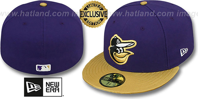 Orioles '2T-FASHION' Purple-Gold Fitted Hat by New Era