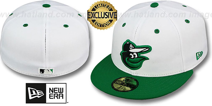 Orioles '2T-FASHION' White-Green Fitted Hat by New Era