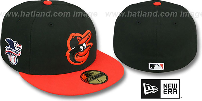 Orioles 'BAYCIK' ALT Black-Orange Fitted Hat by New Era