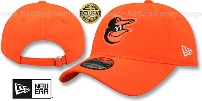 Orioles 'BEACHIN STRAPBACK' Neon Orange Hat by New Era