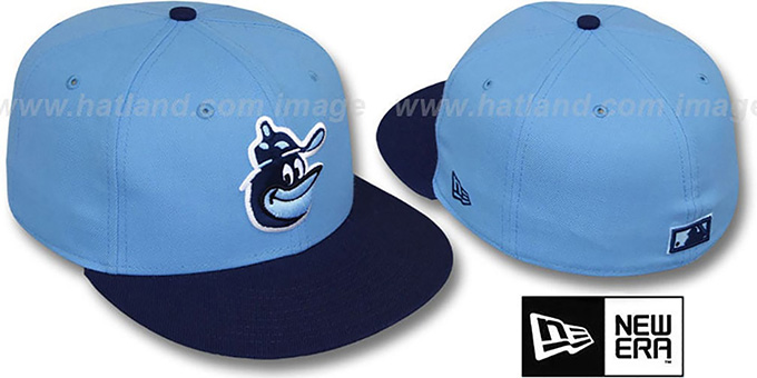 Orioles COOP '2T-FASHION' Sky-Navy Fitted Hat by New Era