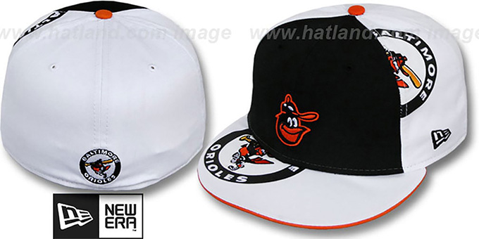 Orioles 'COOPERSTOWN ORLANTIC-3' Black-White Fitted Hat by New Era