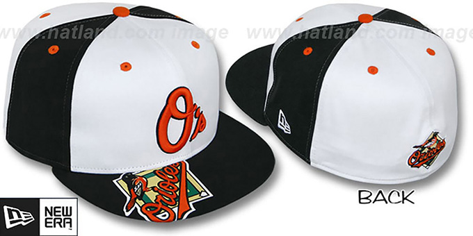 Orioles 'ORLANTIC' White-Black Fitted Hat by New Era