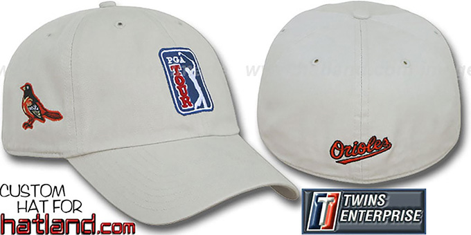 Orioles 'PGA FRANCHISE' Hat by Twins - stone