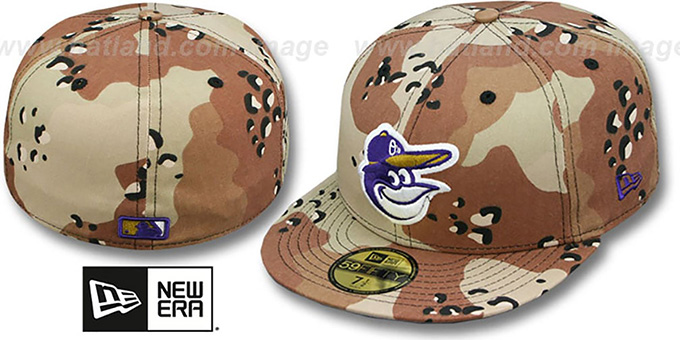 Orioles 'RAVENFLAGE' Desert Storm Fitted Hat by New Era