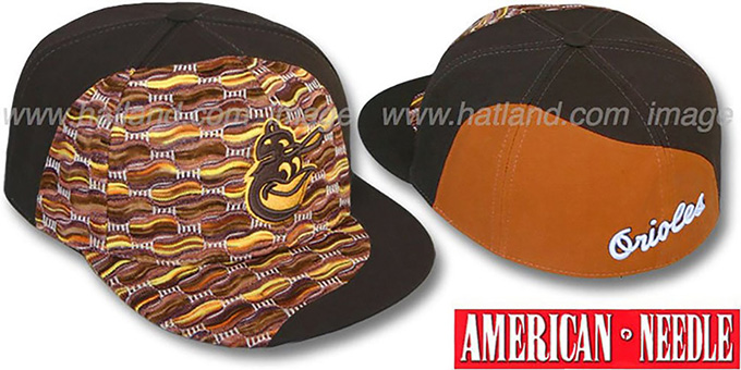 Orioles 'SWEATER SWIRL' Brown Hat by American Needle