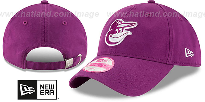 Orioles 'WOMENS PREFERRED PICK STRAPBACK' Purple Hat by New Era