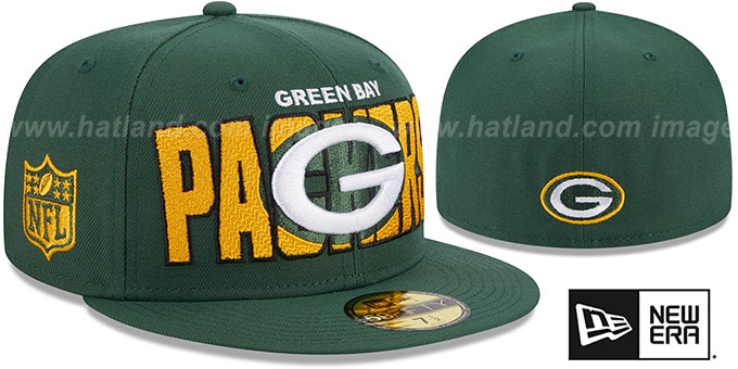 Packers 2023 'NFL DRAFT' Green Fitted Hat by New Era