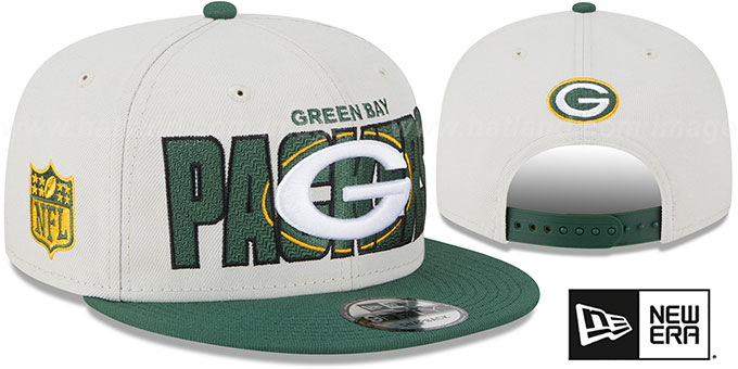 Packers 2023 'NFL DRAFT SNAPBACK' Stone-Green Hat by New Era