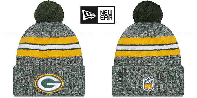 Packers 2023 'SIDELINE' Knit Beanie Hat by New Era